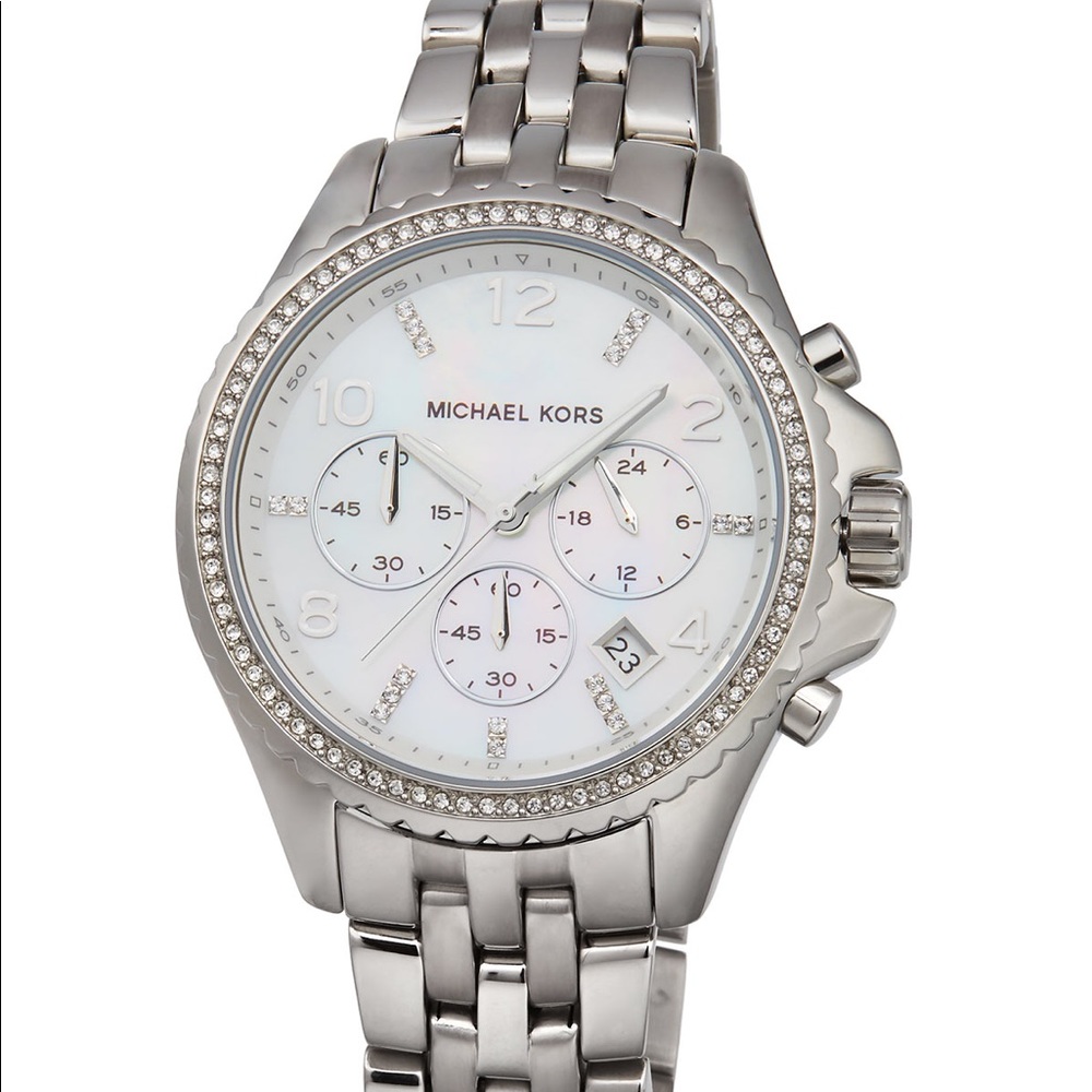 Michael Kors Mother of Pearl Stainless Steel Watch